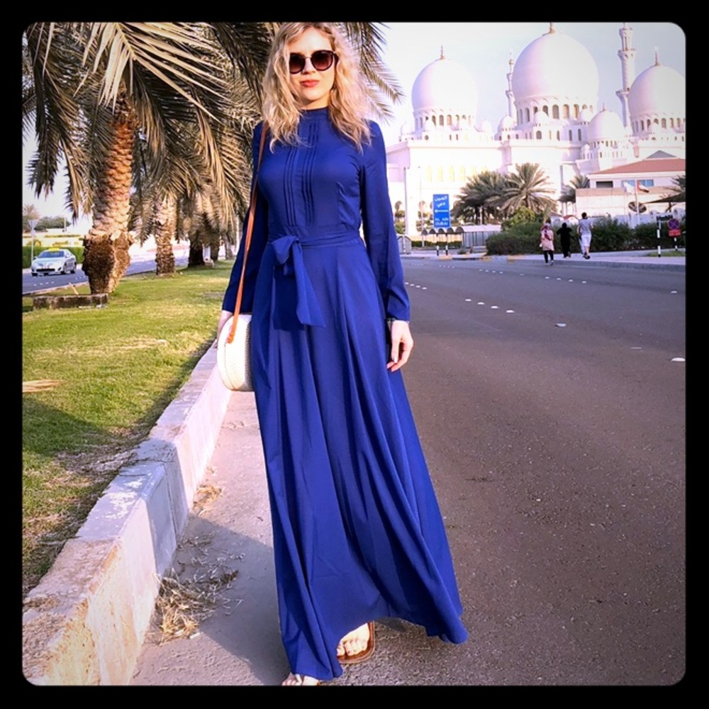 Gorgeous Abaya dress in navy blue, UNOPENED